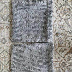 West Elm Grey Pillow Covers